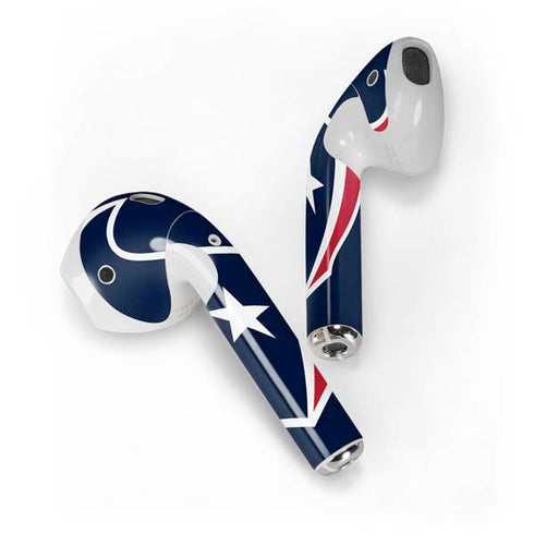 NFL Houston Texans Large Logo Apple AirPods Skin