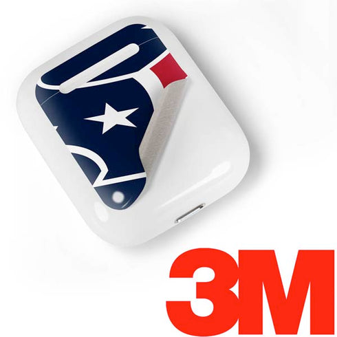 NFL Houston Texans Large Logo Apple AirPods Skin