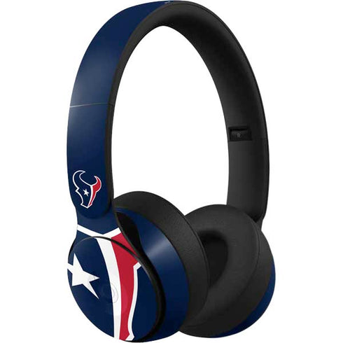 NFL Houston Texans Large Logo Beats Solo Pro Skin