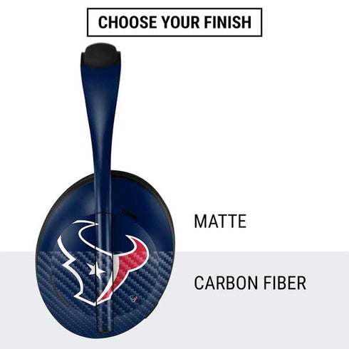 NFL Houston Texans Large Logo Bose Noise Cancelling Headphones 700 Skin