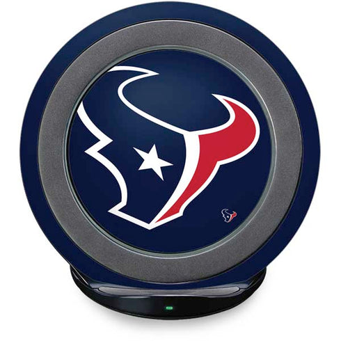 NFL Houston Texans Large Logo Fast Charge Wireless Charging Stand Skin