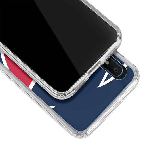 NFL Houston Texans Large Logo Galaxy A10e Clear Case