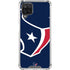 NFL Houston Texans Large Logo Galaxy A12 Clear Case
