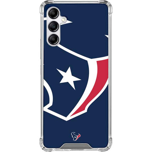 NFL Houston Texans Large Logo Galaxy A15 5G Clear Case