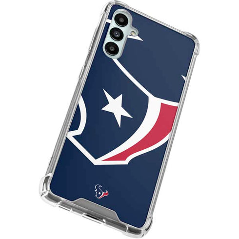 NFL Houston Texans Large Logo Galaxy A15 5G Clear Case