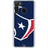 NFL Houston Texans Large Logo Galaxy A21 Clear Case