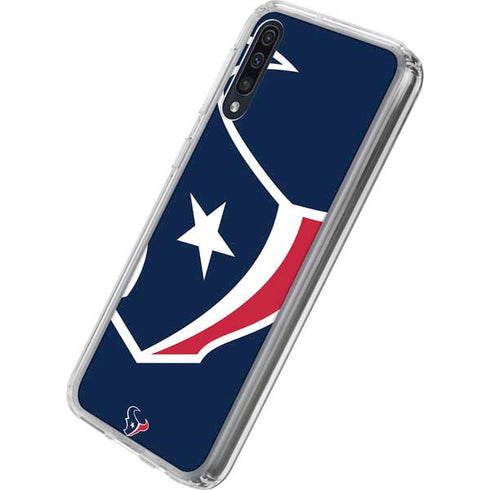 NFL Houston Texans Large Logo Galaxy A50 Clear Case