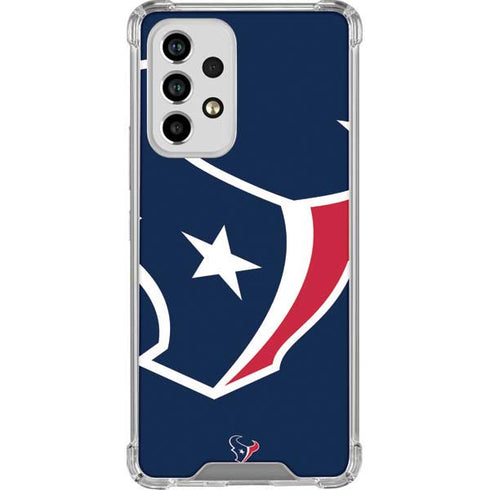 NFL Houston Texans Large Logo Galaxy A53 5G Clear Case