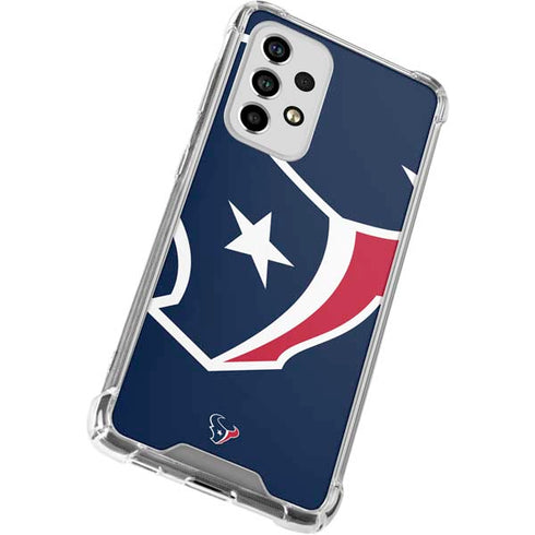 NFL Houston Texans Large Logo Galaxy A53 5G Clear Case