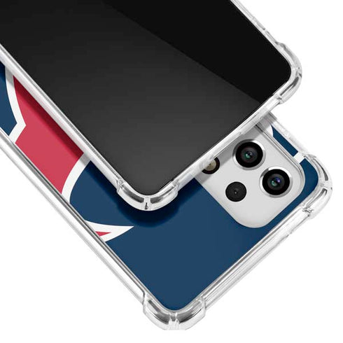 NFL Houston Texans Large Logo Galaxy A53 5G Clear Case