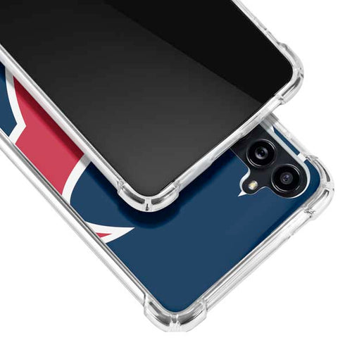 NFL Houston Texans Large Logo Galaxy A54 5G Clear Case