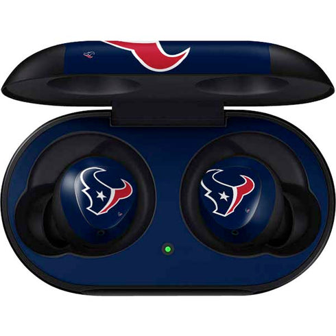 NFL Houston Texans Large Logo Galaxy Buds Skin