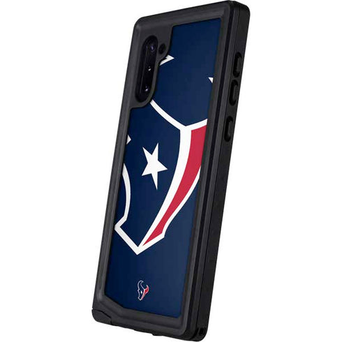 NFL Houston Texans Large Logo Galaxy Note 10 Waterproof Case