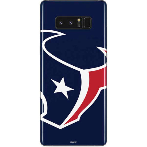 NFL Houston Texans Large Logo Galaxy Note 8 Skin