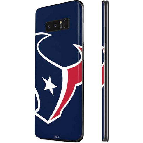 NFL Houston Texans Large Logo Galaxy Note 8 Skin