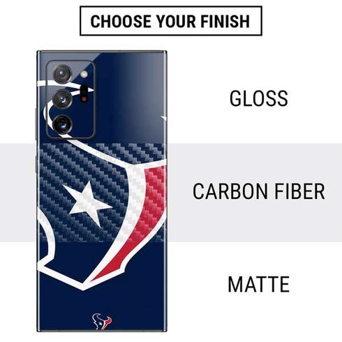 NFL Houston Texans Large Logo Galaxy Note20 Ultra 5G Skin