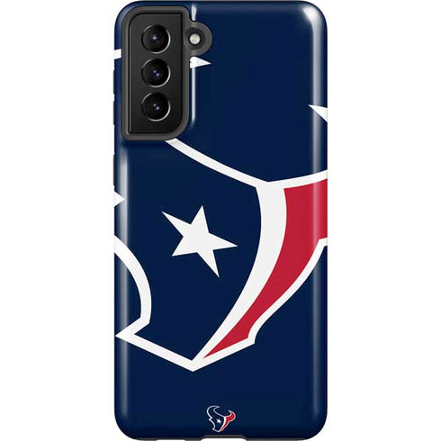 NFL Houston Texans Large Logo Galaxy S21 FE Pro Case