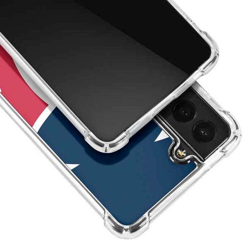 NFL Houston Texans Large Logo Galaxy S21 Plus 5G Clear Case