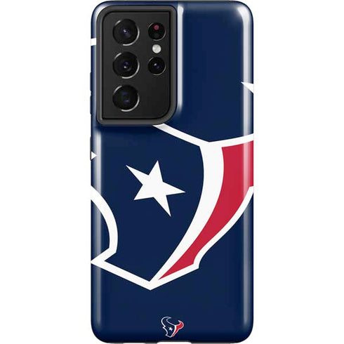 NFL Houston Texans Large Logo Galaxy S21 Ultra 5G Pro Case