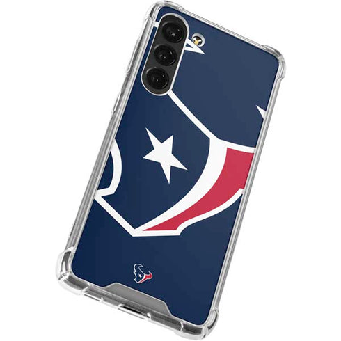 NFL Houston Texans Large Logo Galaxy S23 Plus Clear Case