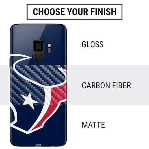 NFL Houston Texans Large Logo Galaxy S9 Skin