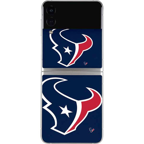 NFL Houston Texans Large Logo Galaxy Z Flip3 5G Skin