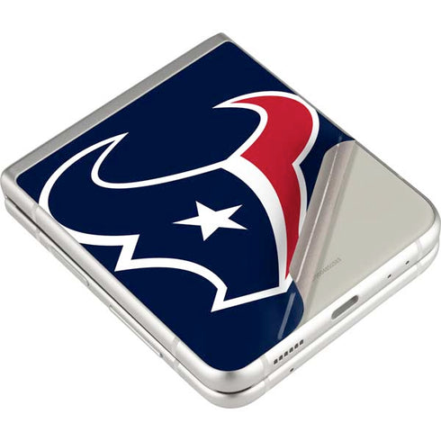 NFL Houston Texans Large Logo Galaxy Z Flip3 5G Skin