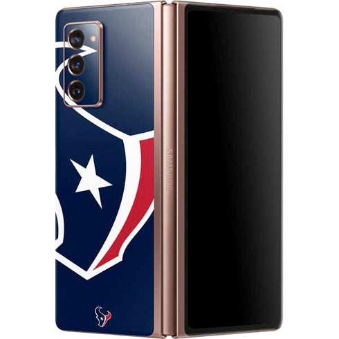 NFL Houston Texans Large Logo Galaxy Z Fold2 5G Skin