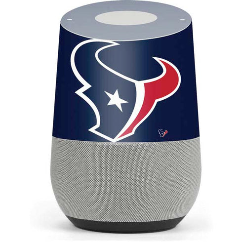 NFL Houston Texans Large Logo Google Home Skin
