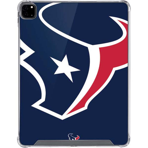 NFL Houston Texans Large Logo iPad Pro 12.9in (2020) Clear Case