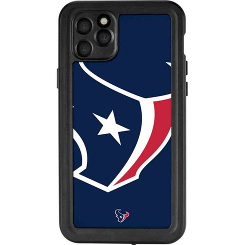 NFL Houston Texans Large Logo iPhone 11 Pro Max Waterproof Case