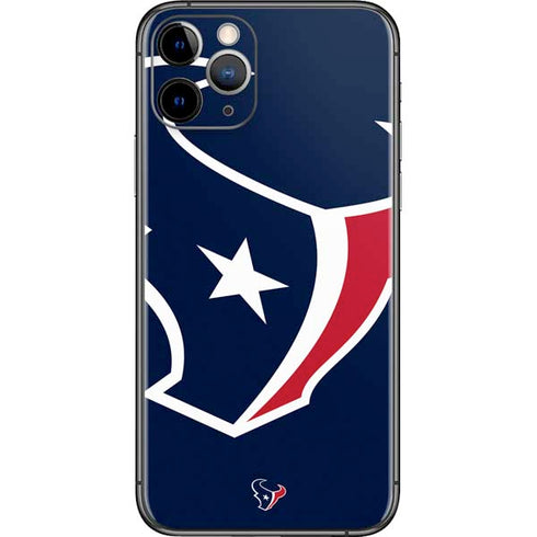 NFL Houston Texans Large Logo iPhone 11 Pro Skin