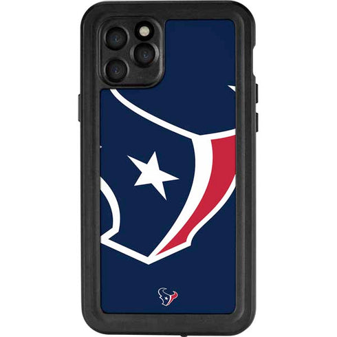 NFL Houston Texans Large Logo iPhone 11 Pro Waterproof Case