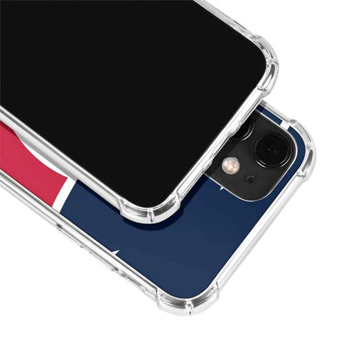 NFL Houston Texans Large Logo iPhone 12 Mini Clear Case