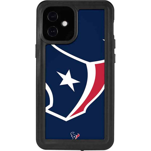 NFL Houston Texans Large Logo iPhone 12 Mini Waterproof Case