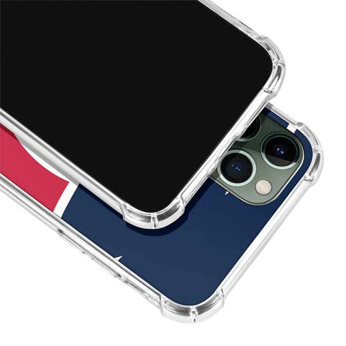 NFL Houston Texans Large Logo iPhone 12 Pro Clear Case