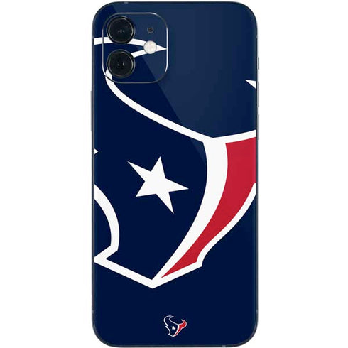 NFL Houston Texans Large Logo iPhone 12 Skin