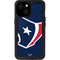 NFL Houston Texans Large Logo iPhone 13 Mini Waterproof Case