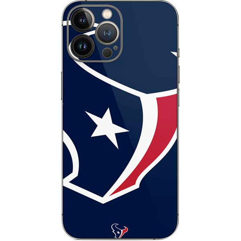 NFL Houston Texans Large Logo iPhone 13 Pro Max Skin