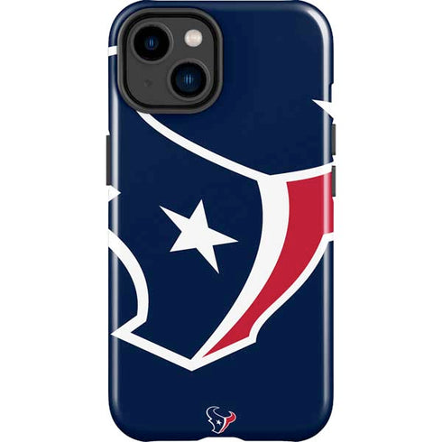 NFL Houston Texans Large Logo iPhone 15 Plus Impact Case