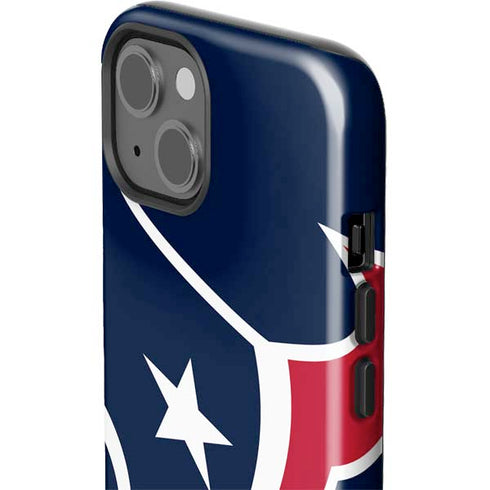 NFL Houston Texans Large Logo iPhone 15 Plus Impact Case