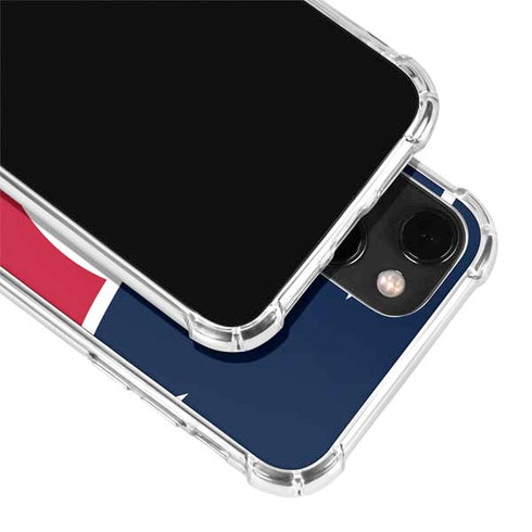 NFL Houston Texans Large Logo iPhone 14 Plus Clear Case