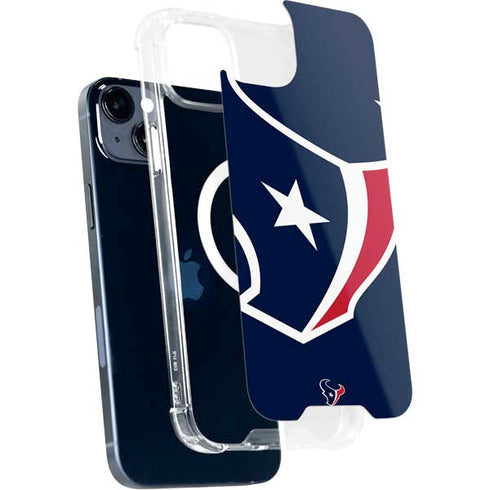 NFL Houston Texans Large Logo iPhone 15 Plus MagSafe Case