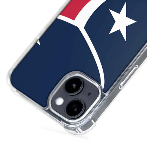 NFL Houston Texans Large Logo iPhone 15 Plus MagSafe Case