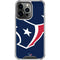 NFL Houston Texans Large Logo iPhone 14 Pro Clear Case
