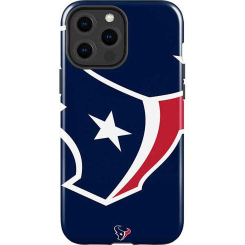 NFL Houston Texans Large Logo iPhone 15 Pro Max Impact Case