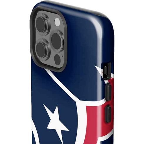 NFL Houston Texans Large Logo iPhone 15 Pro Max Impact Case