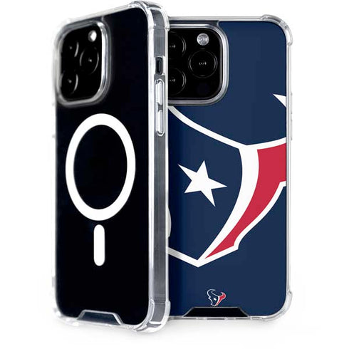 NFL Houston Texans Large Logo iPhone 15 Pro Max MagSafe Case
