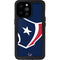 NFL Houston Texans Large Logo iPhone 14 Pro Max Waterproof Case