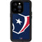 NFL Houston Texans Large Logo iPhone 14 Pro Waterproof Case